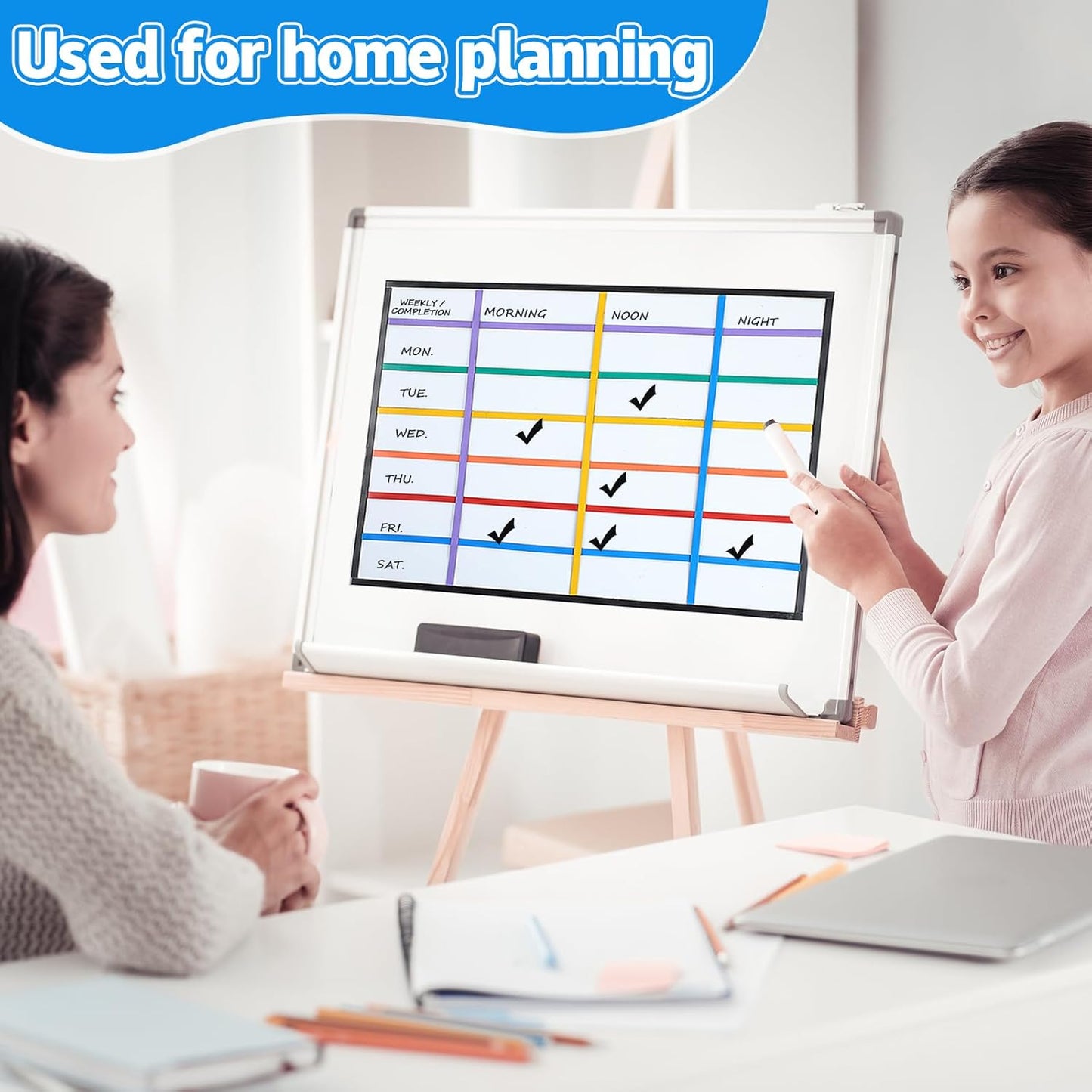 12 Rolls Magnetic Tape Roll Thin Strips, 1/4 Inch x 33 Feet Magnetic Board Dividers Whiteboard Graphic Decorative Tape Marking Line for Classroom Office Art Accessories