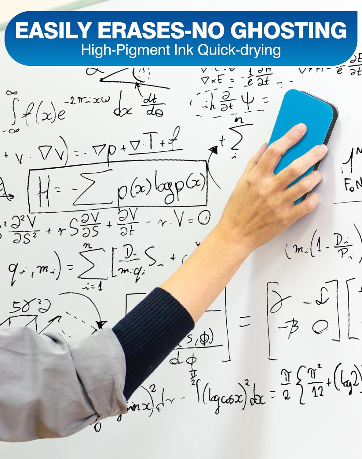 SFAIH Dry Erase Markers Chisel Tip Bulk, 144 Pack Black White Board Markers, Versatile Lines, Low Odor, 1s Quickly Dry, Perfect for School Supplies and Office
