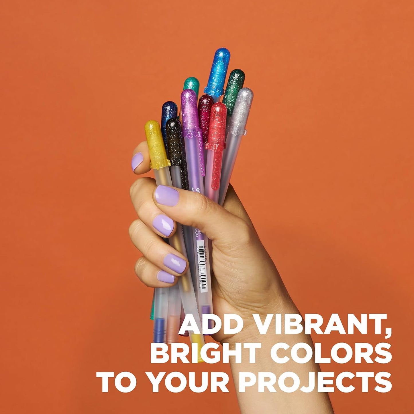 SAKURA Gelly Roll Metallic Gel Pens - Pens for Scrapbook, Journals or Drawing - Art Gifts, DIY Projects - Colored Metallic Ink - Medium Line - 10 Pack