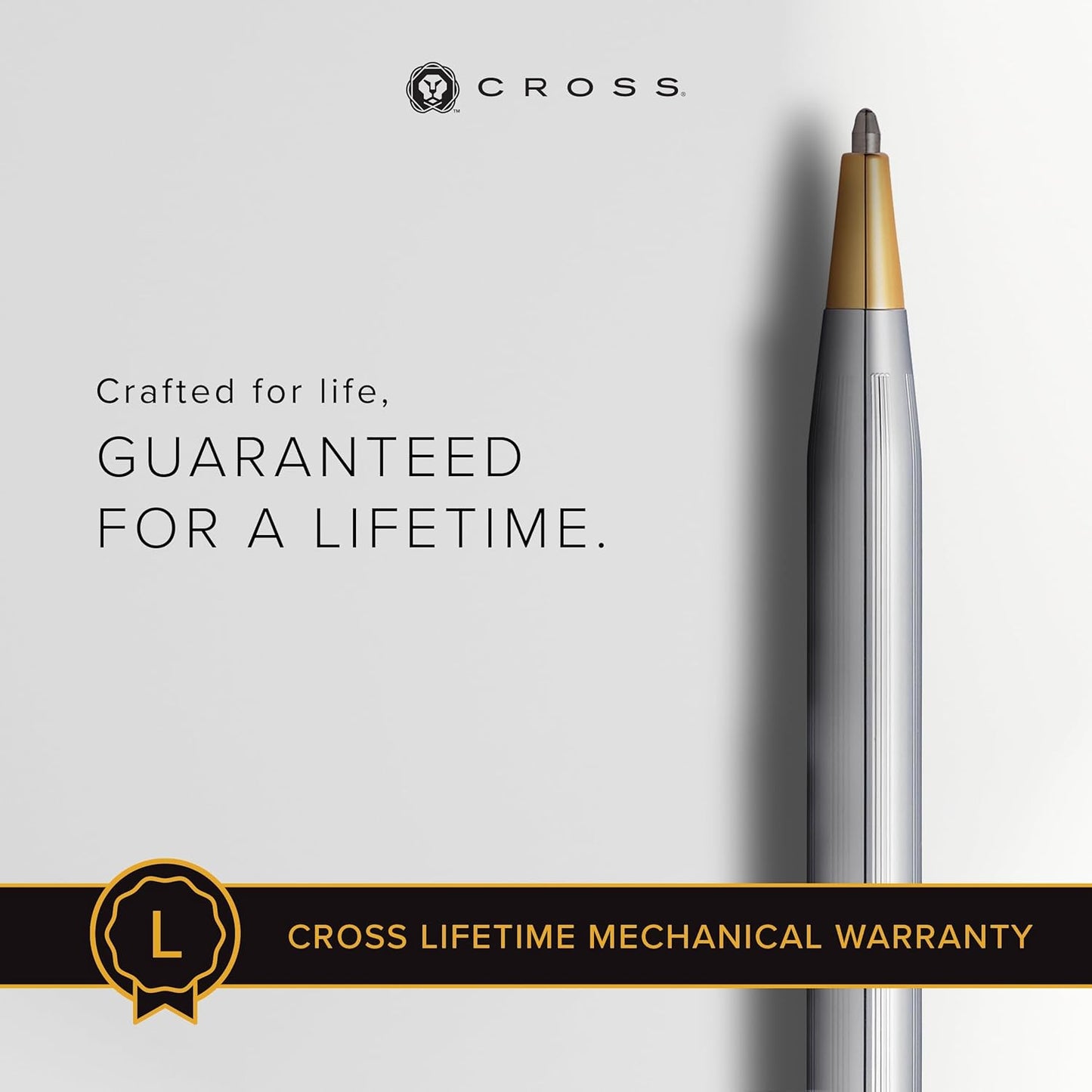 Cross Classic Century Refillable Ballpoint Pen Presented in a Luxury Gift Box - Medium Point, Black Ink, Medalist