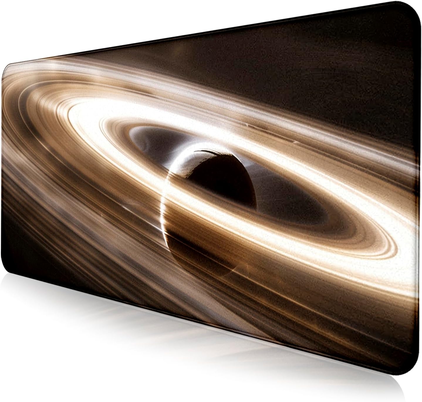 Extra Large Space Earth Table Mat, Dirt Resistant Creative Milky Way Table Mat, Computer Keyboard Mat, Minimalist Home Mouse Mat, 35.4 x 15.7 x 0.12 Inch Waterproof Mouse Mat