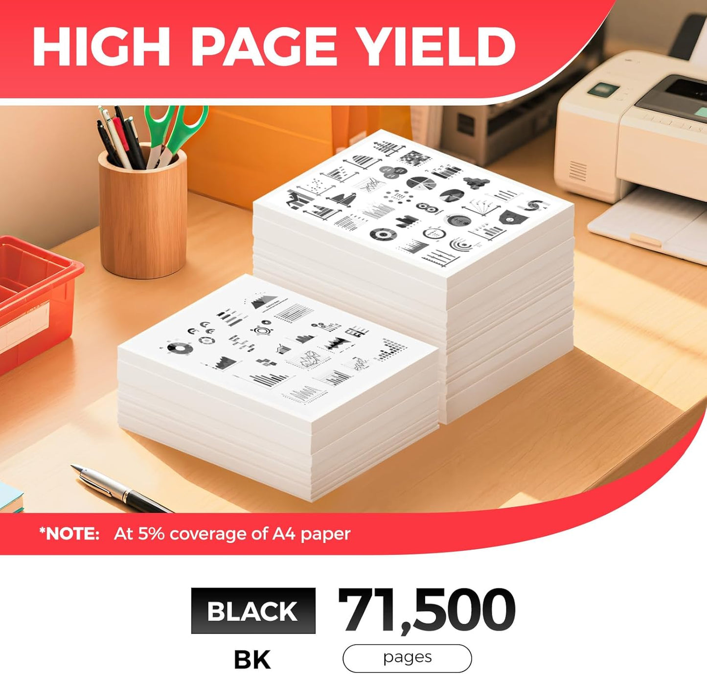 GPR-63 GPR63 Black Toner Cartridge 1-Pack with chip High Yield Replacement for Canon GPR-63 4766C003AA Compatible with ImageRUNNER Advance DX 6855i 6860 6860i 6870 6870i Printer Ink Copier All-in-One