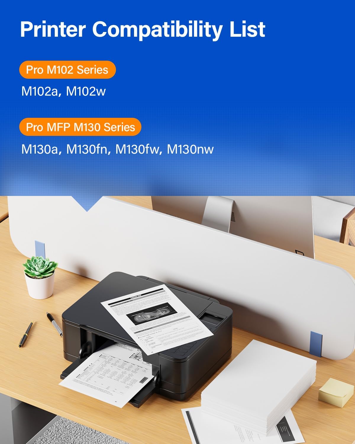 17X Toner Cartridge Black 2-Pack with Chip Replacement for HP 217A CF217A CF217X 17A Compatible with Laserjet Pro MFP M130fw M130nw M130fn M130a M102a M102w M130 M102 Ink Printer All-in-One Drum Unit