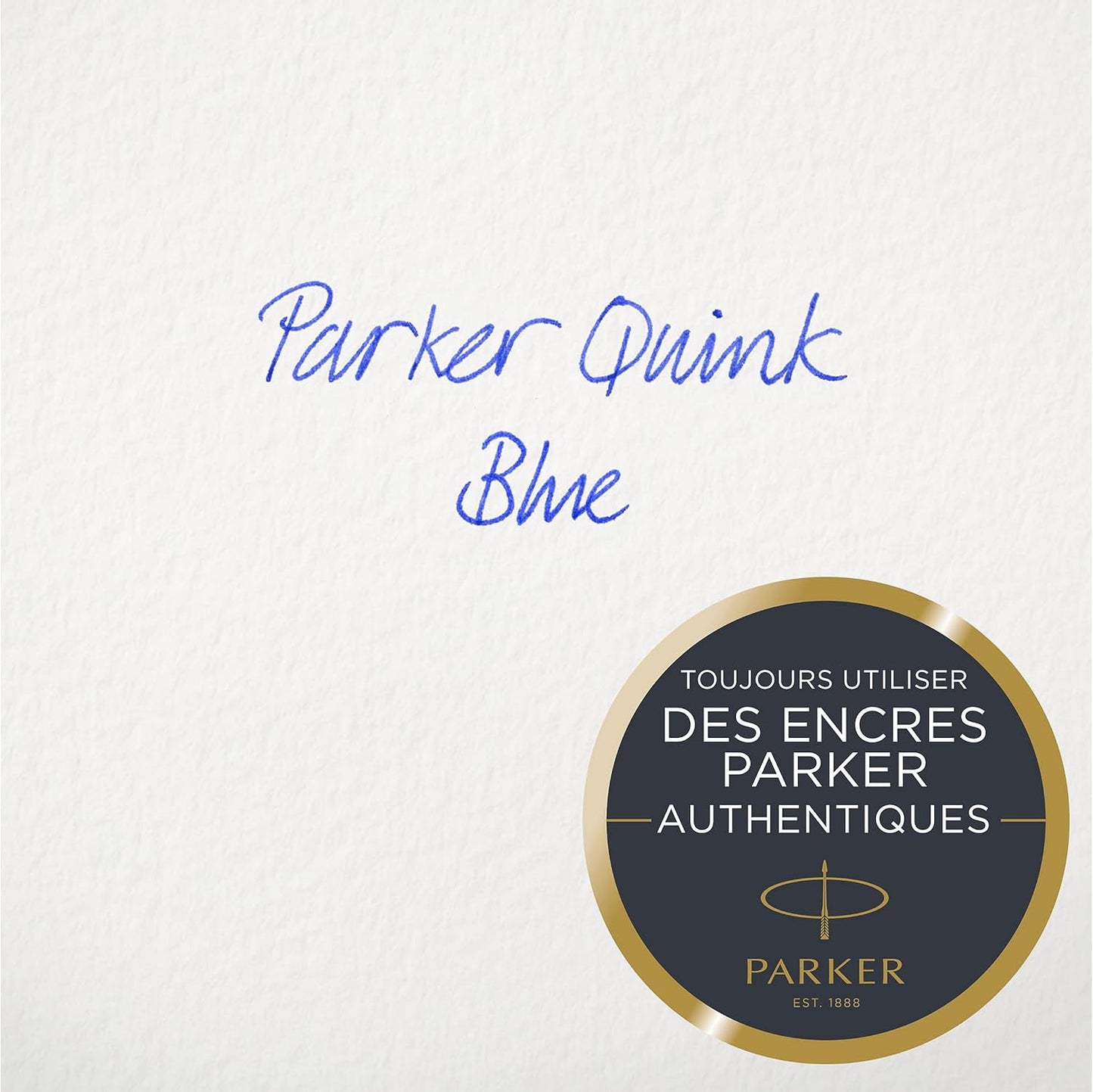 PARKER Fountain Pen Liquid Bottled Quink Ink, 57 ml, in a Box - Blue