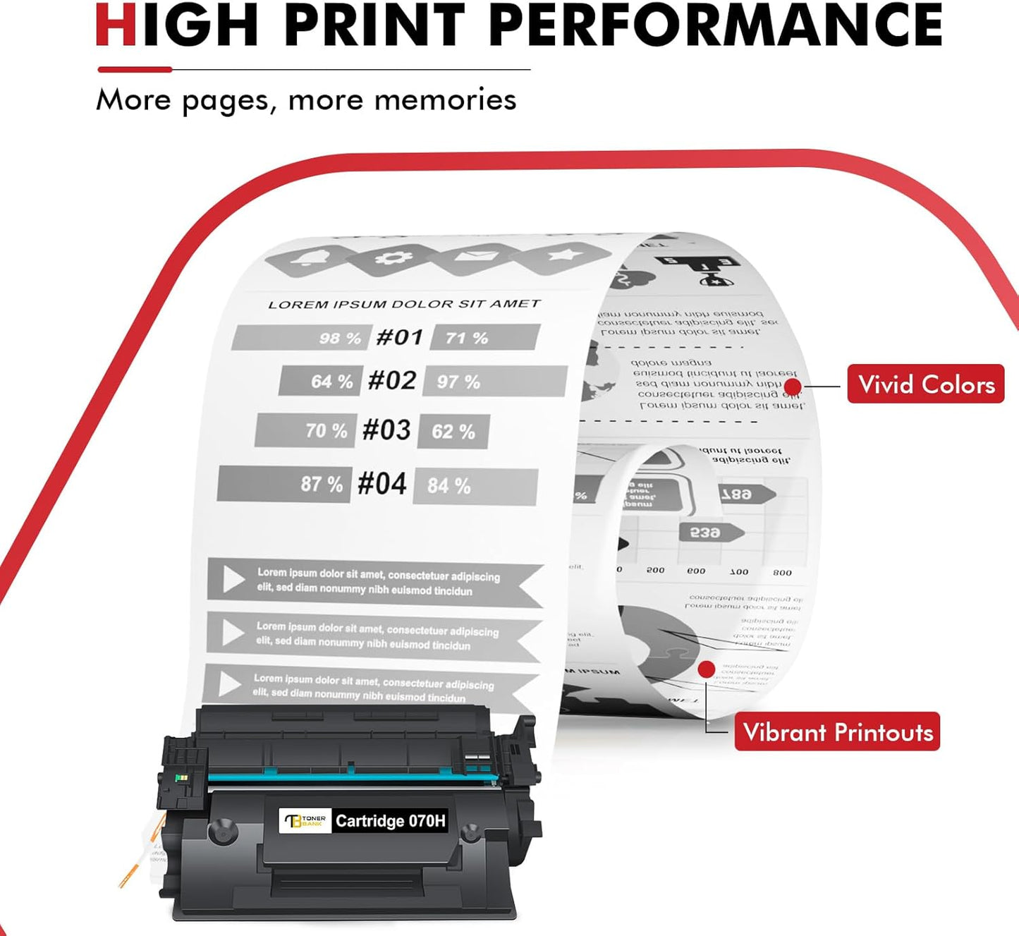 070H 070 Black Toner Cartridge 2-Pack 070H 070 Toner Compatible for Canon 070 070H CRG070 CRG-070 CRG070H CRG-070H Toner Cartridge for Canon imageCLASS MF465 MF462 LBP247 LBP246 Printer Ink
