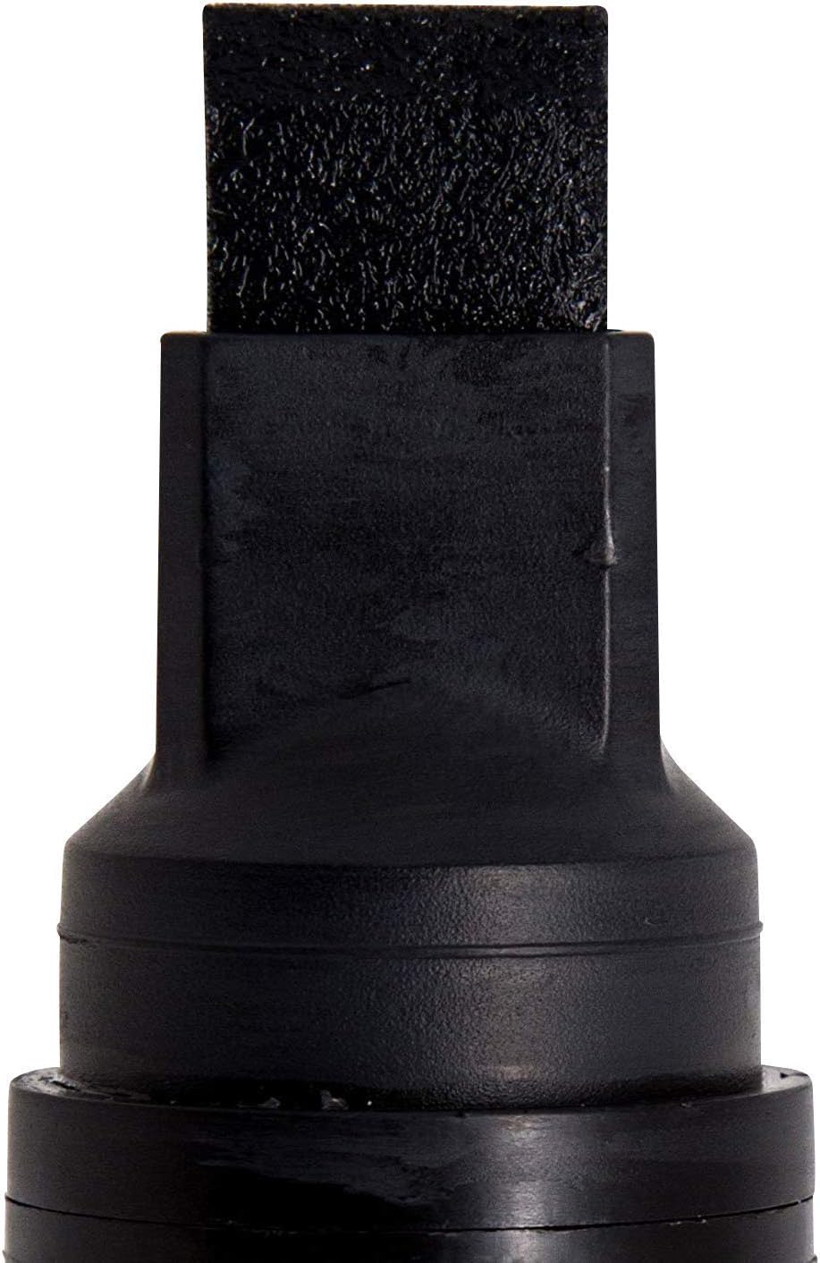 Window Markers for Glass Washable Car Window Paint Pen- Dry Erase Liquid Chalk Marker Car Decorations on All Surfaces, Tire, Windshield - Auto Marker, Autowriter, Rain Resistant (Black, Jumbo Tip)