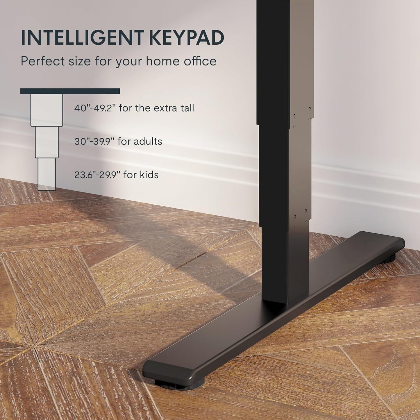 FLEXISPOT E6 Essential Standing Desk 3 Stages Dual Motor Electric 60x24 Inch Whole-Piece Board Height Adjustable Electric Sit Stand Desk(Black Frame + Maple Desktop, 2 Packages)