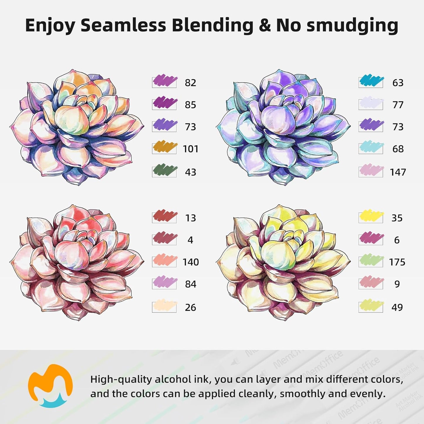 120 Colors Dual Tip Artist Alcohol Markers Set with Carrying Case - Perfect for Coloring, Drawing, Sketching, Card Making and Illustration - Perfect for Adults and Kids