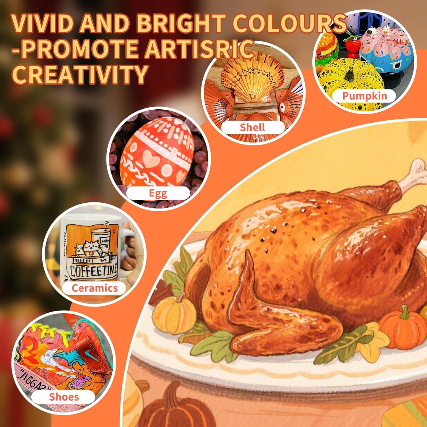 120 Colors Acrylic Paint Markers, Soft Brush Tip Acrylic Markers Set, Paint Pens for Wood, Fabric, Canvas, Glass, Stone, Canvas, Rock Painting and DIY Crafts Art Supplies