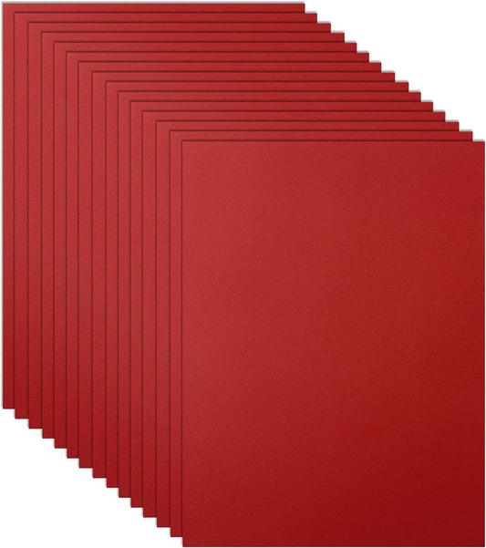 100 Sheets Christmas Red Cardstock 8.5 x 11 Certificate Paper, 75lb Heavyweight Craft Paper Card Stock for Wedding Invitations, Office Printing, Memus, DIY Cards Making, Anniversary Card