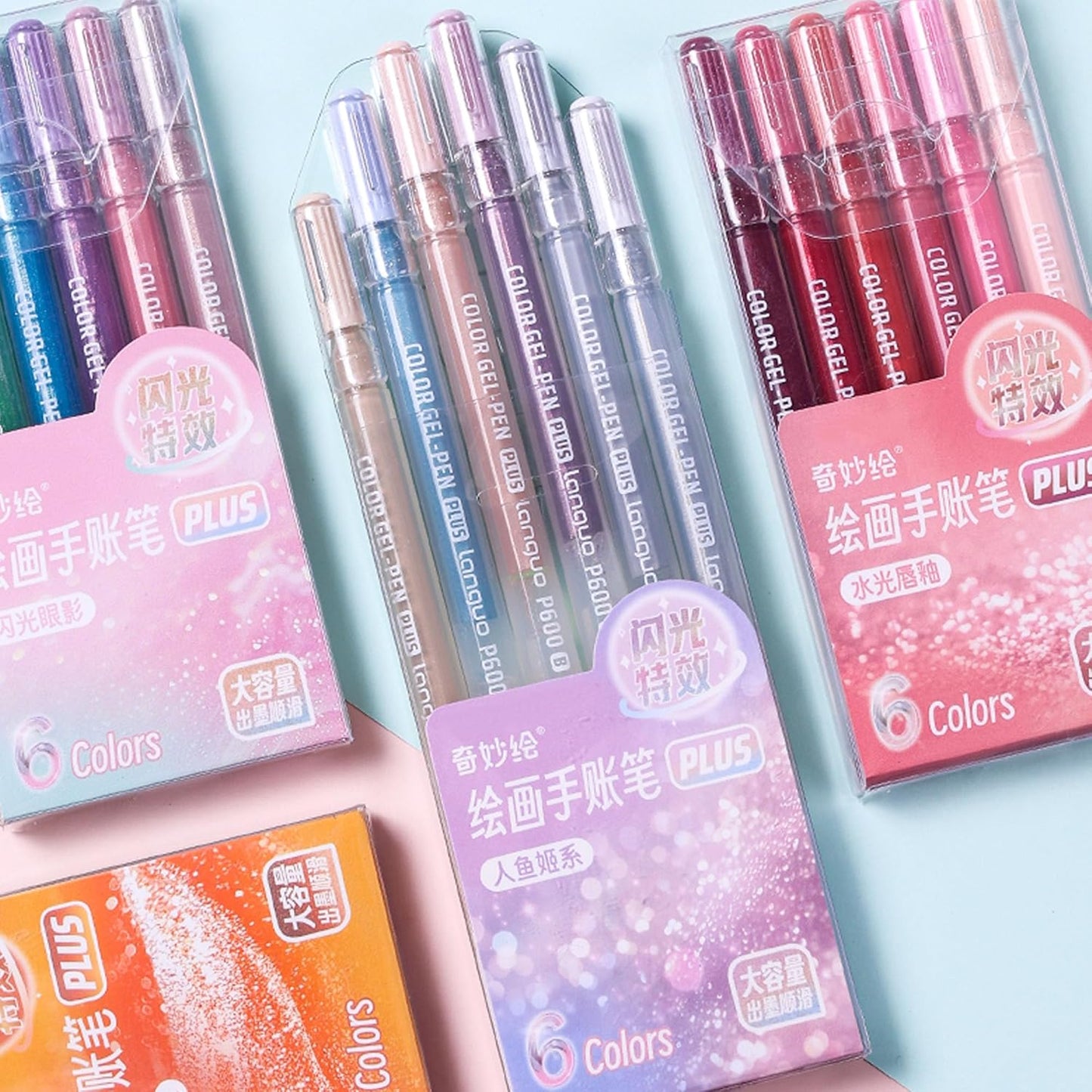 72 Colors Glitter Gel Pens Plus for Adults Metallic Writing Drawing Pens for Birthday Cards, Christmas Cards, Art Crafts, Coloring Books, DIY Projects