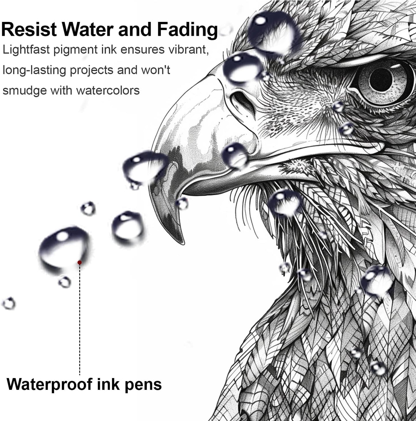 Micro Fineliner Drawing Art Pens, 12 Assorted Sizes, Waterproof Archival Ink, Art Supplies for Adults Sketching, Calligraphy, Technical Illustrators.