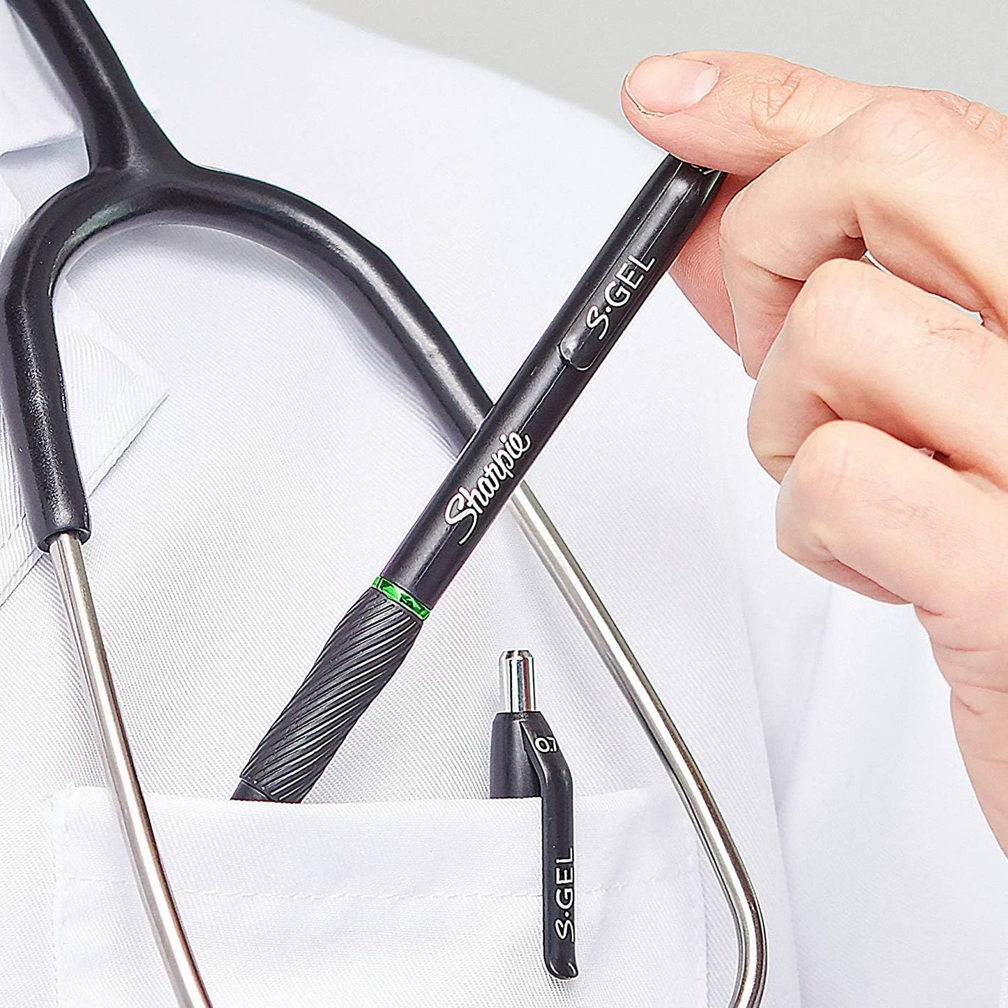 SHARPIE S-Gel Gel Pens, Medium Point 0.7mm, Assorted Colors | For Writing Drawing Coloring | For Journaling | 12 Count, Pack of 12