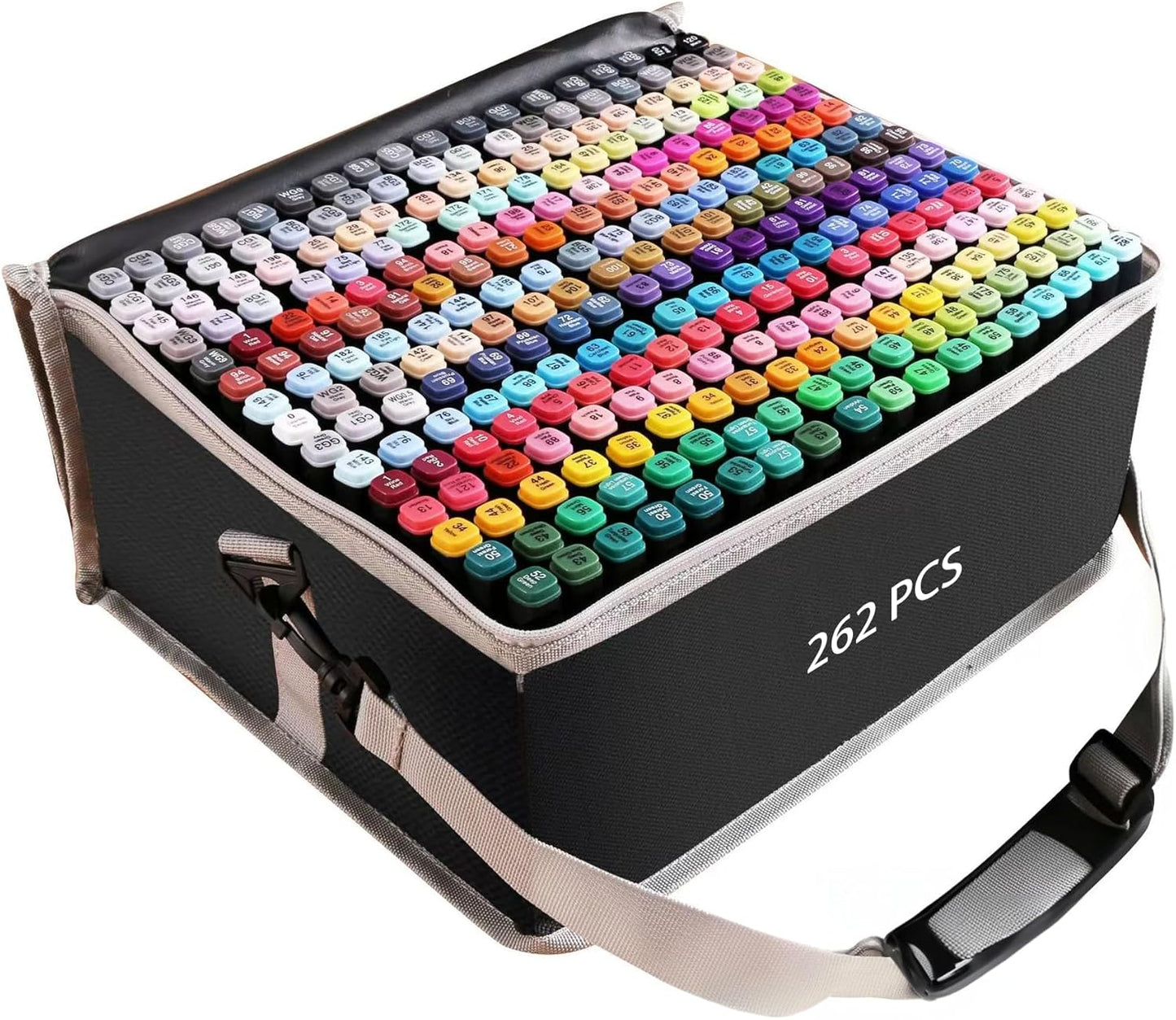 262 Colors Alcohol Markers Artist Drawing Art Dual Tip Markers Perfect for Kids Boys Girls Students Adult