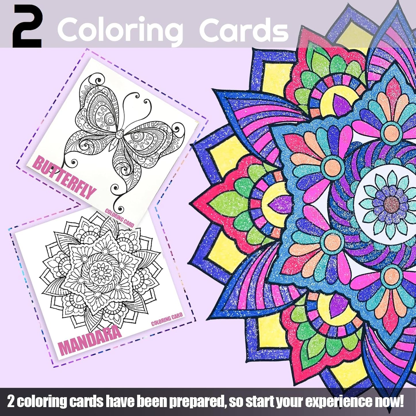 Glitter Pens 18 Colors with 18 Extra Refills, Retractable Metallic Colored Gel Pens for Adult, Vibrant Sparkle Glitter Gel Pens Suitable for Coloring Books Doodling Drawing Journaling