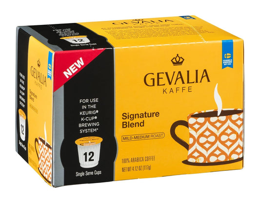 GEVALIA Kaffe Signature Blend K-CUP Pods - 12 count