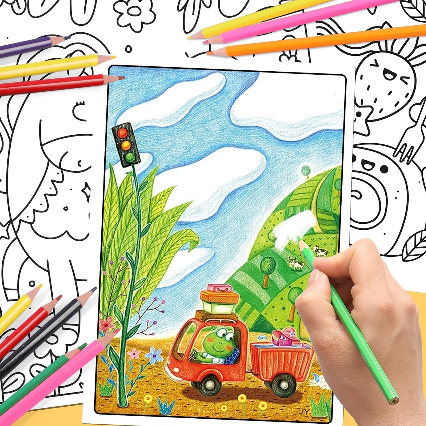 336 Packs Colored Pencils Bulk Classroom, Colored Pencils for Kids 12 Assorted Colors, Coloring Pencil Set Plus 36 Sharpeners, Pre-sharpened Color Pencils, Back to School Supplies Bulk for Teachers