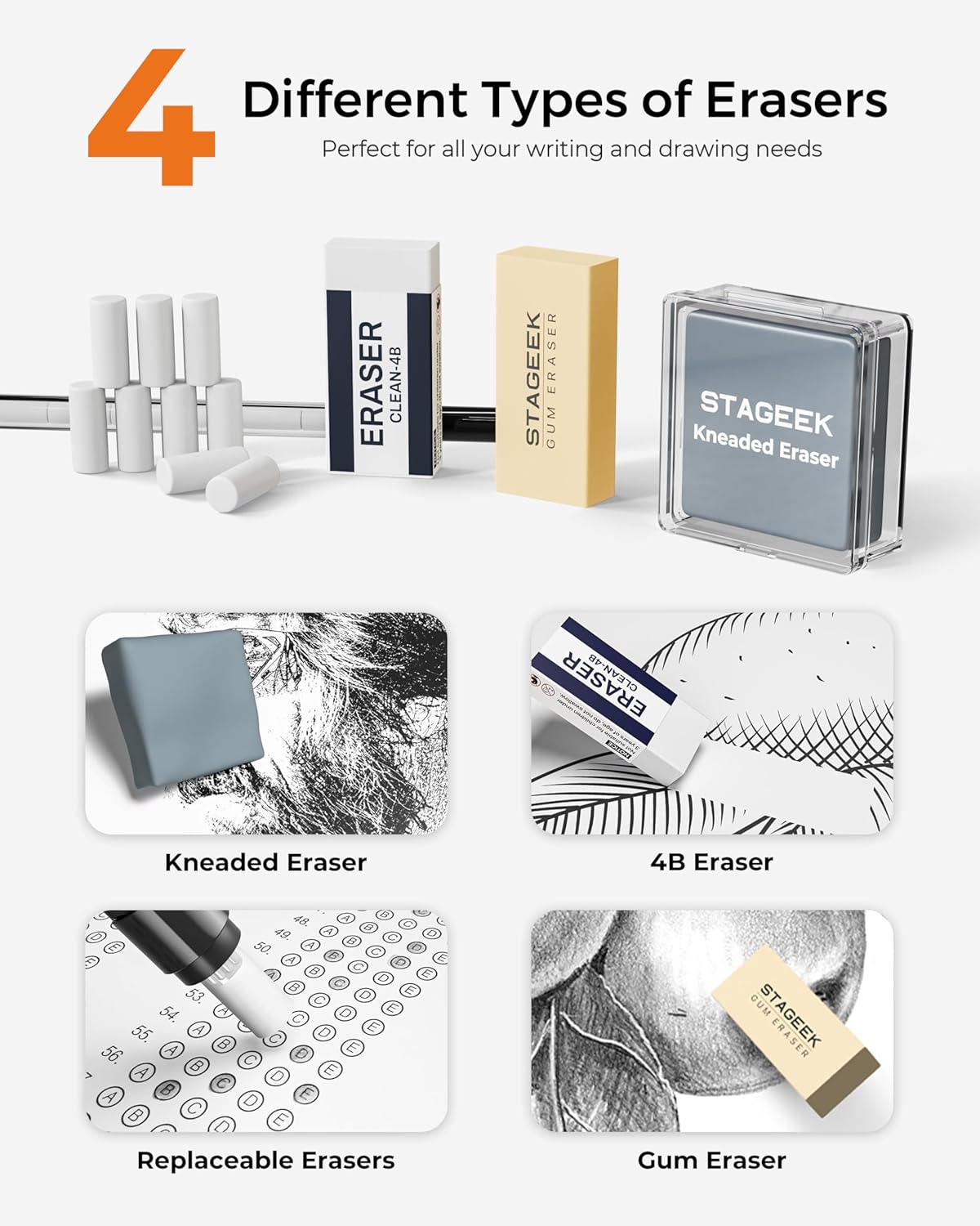 30PCS Silver Metal Mechanical Pencil Set in Leather Case, 0.5/0.7/0.9/2.0mm Art Drafting Pencils with 16 Tubes Graphite Leads (6B 4B 2B HB 2H 4H) & Colored Refills for Sketching, Drawing, Writing