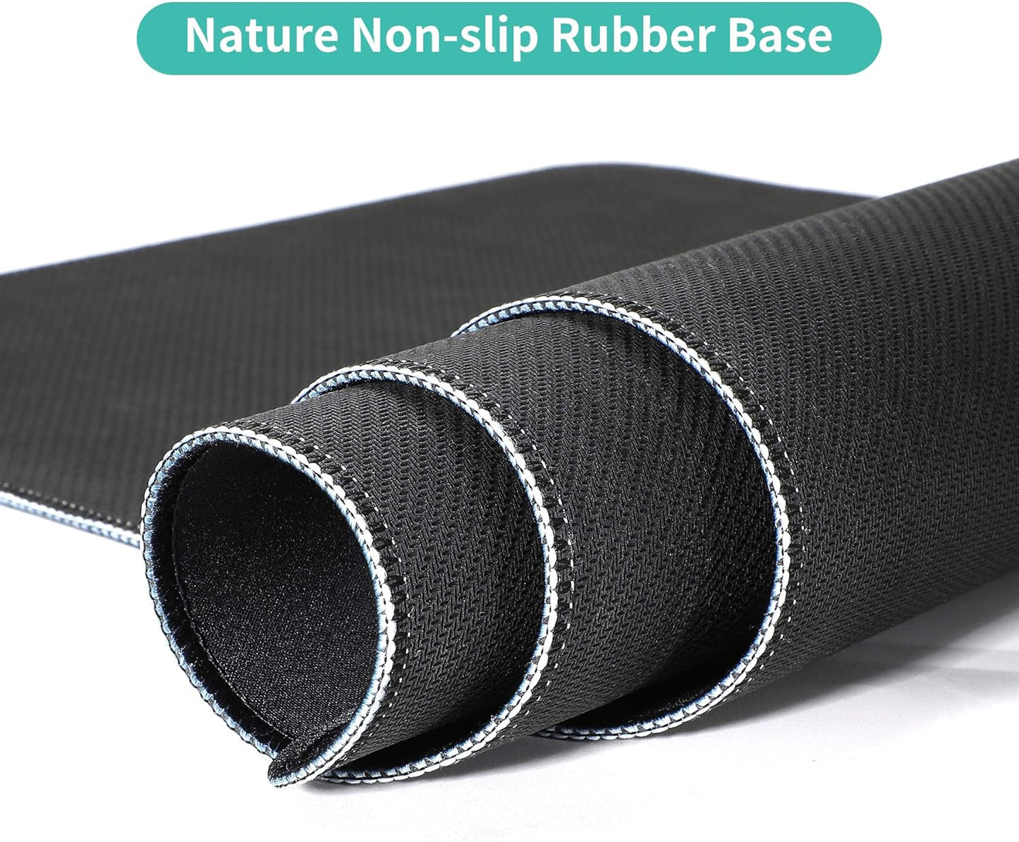 Dynippy Thin Extended Gaming Mouse Pad （31.5 * 11.8 * 0.08 inch） with Stitched Edges Large Mousepad Long XXL Keyboard and Mouse pad Desk Mat for Gaming Office & Home - Artistic Painting