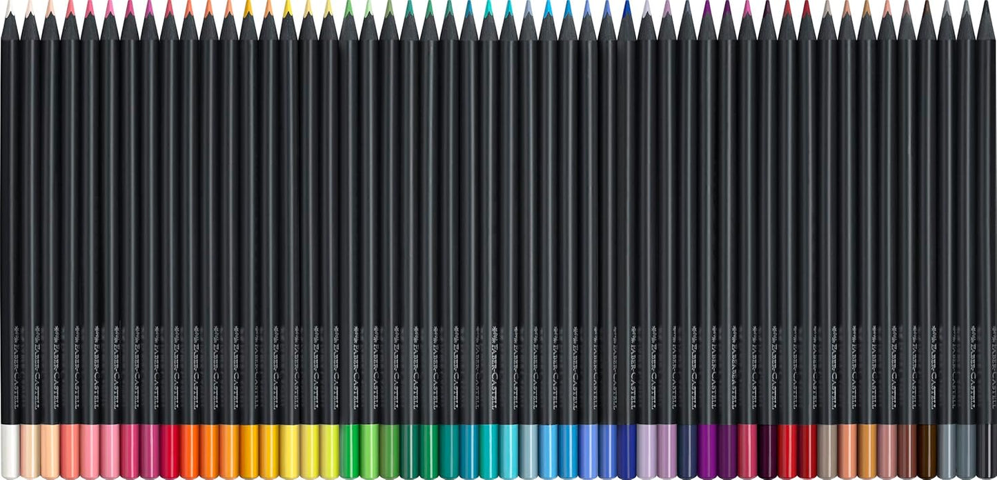 Faber-Castell Black Edition Colored Pencils: 50 Classic