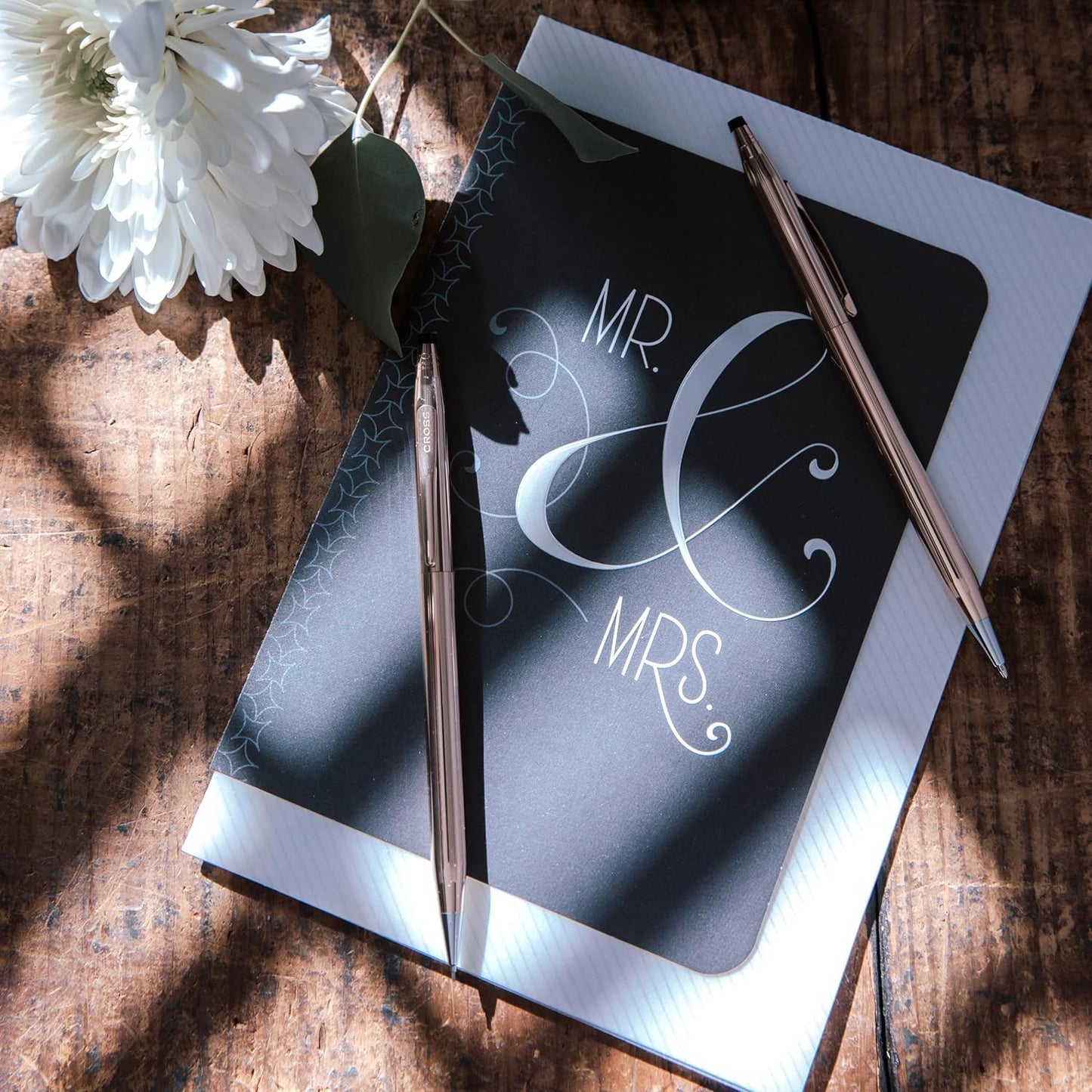 Cross Classic Century Refillable Ballpoint Pen Presented in a Luxury Gift Box - Medium Point, Black Ink, Brushed Chrome